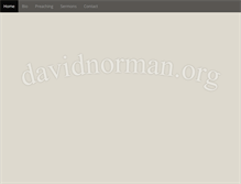Tablet Screenshot of davidnorman.org